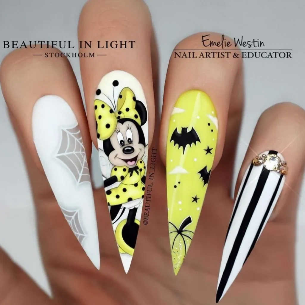Disney halloween nails