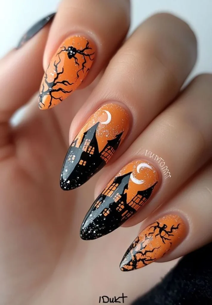 Gothic Manicure for festive season