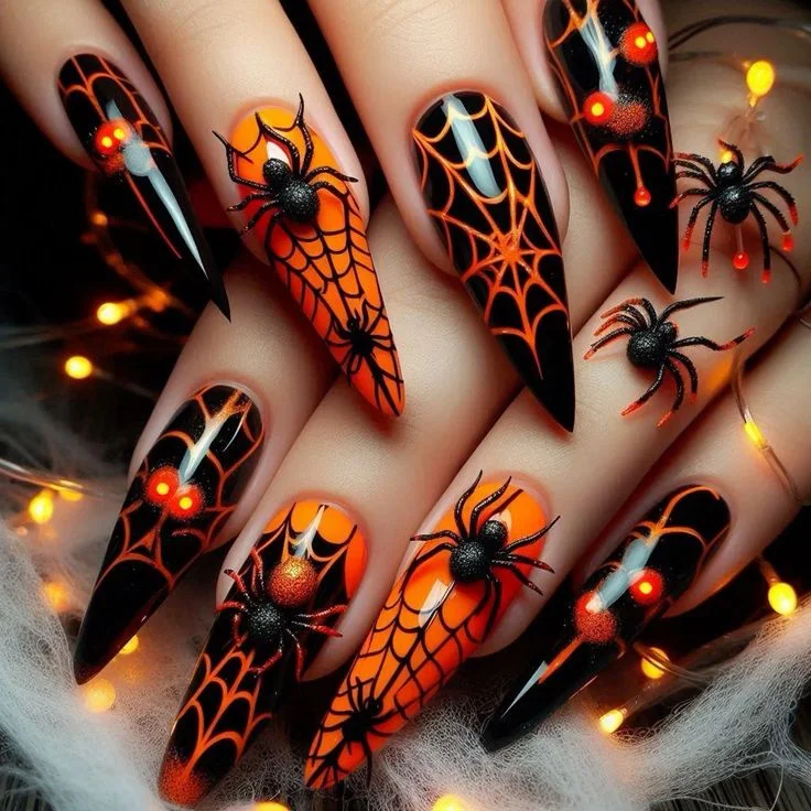 Trendy Halloween Nails