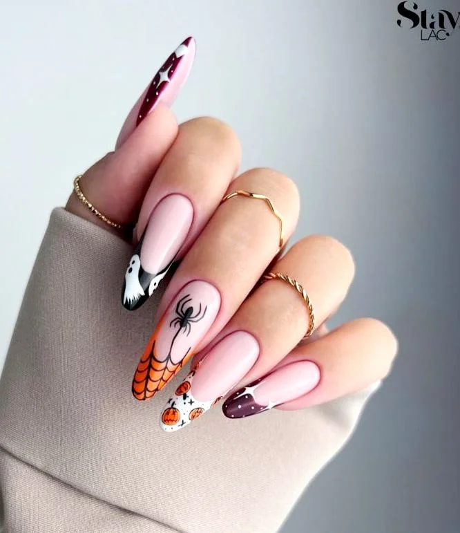 French Tips for Halloween