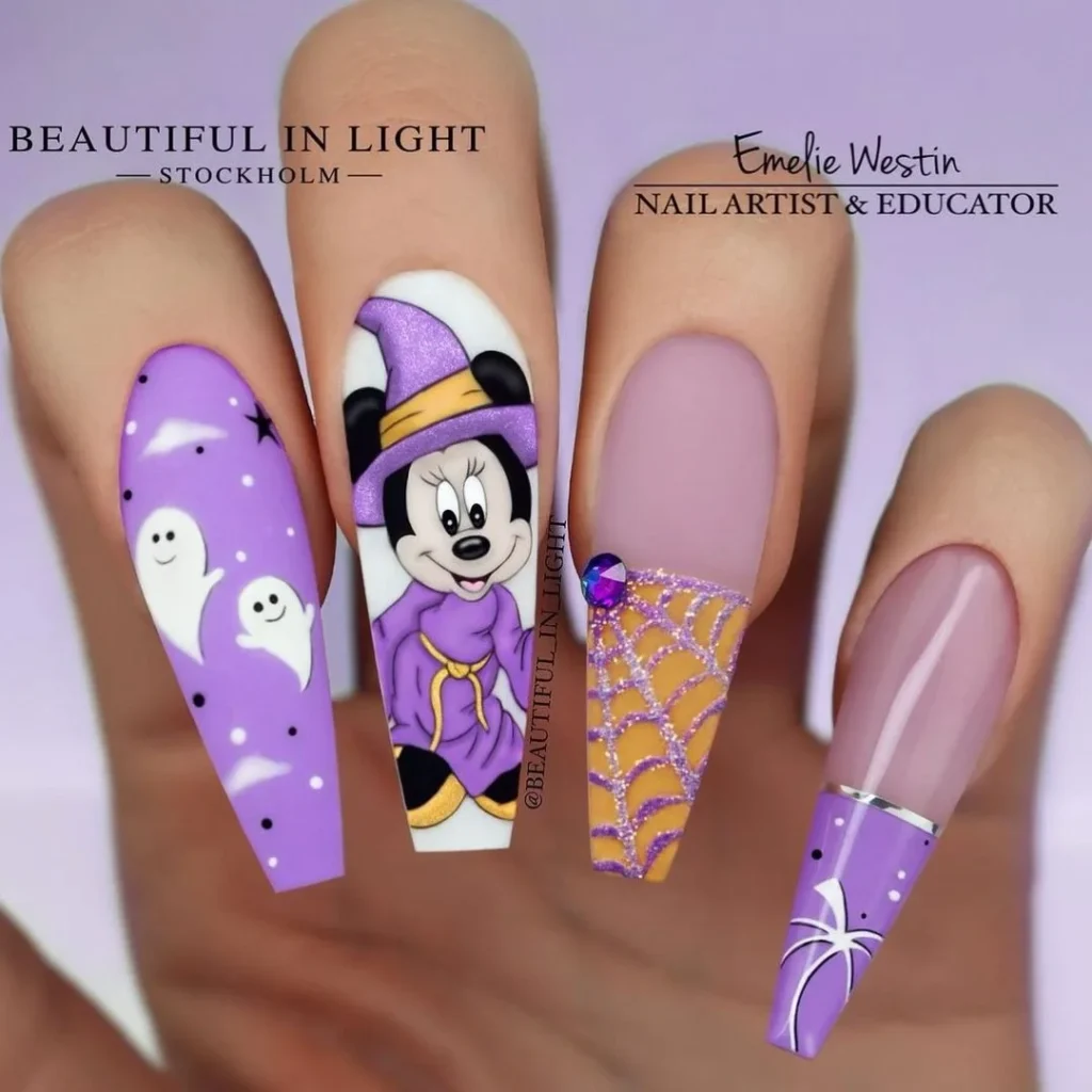 Disney Halloween Nails