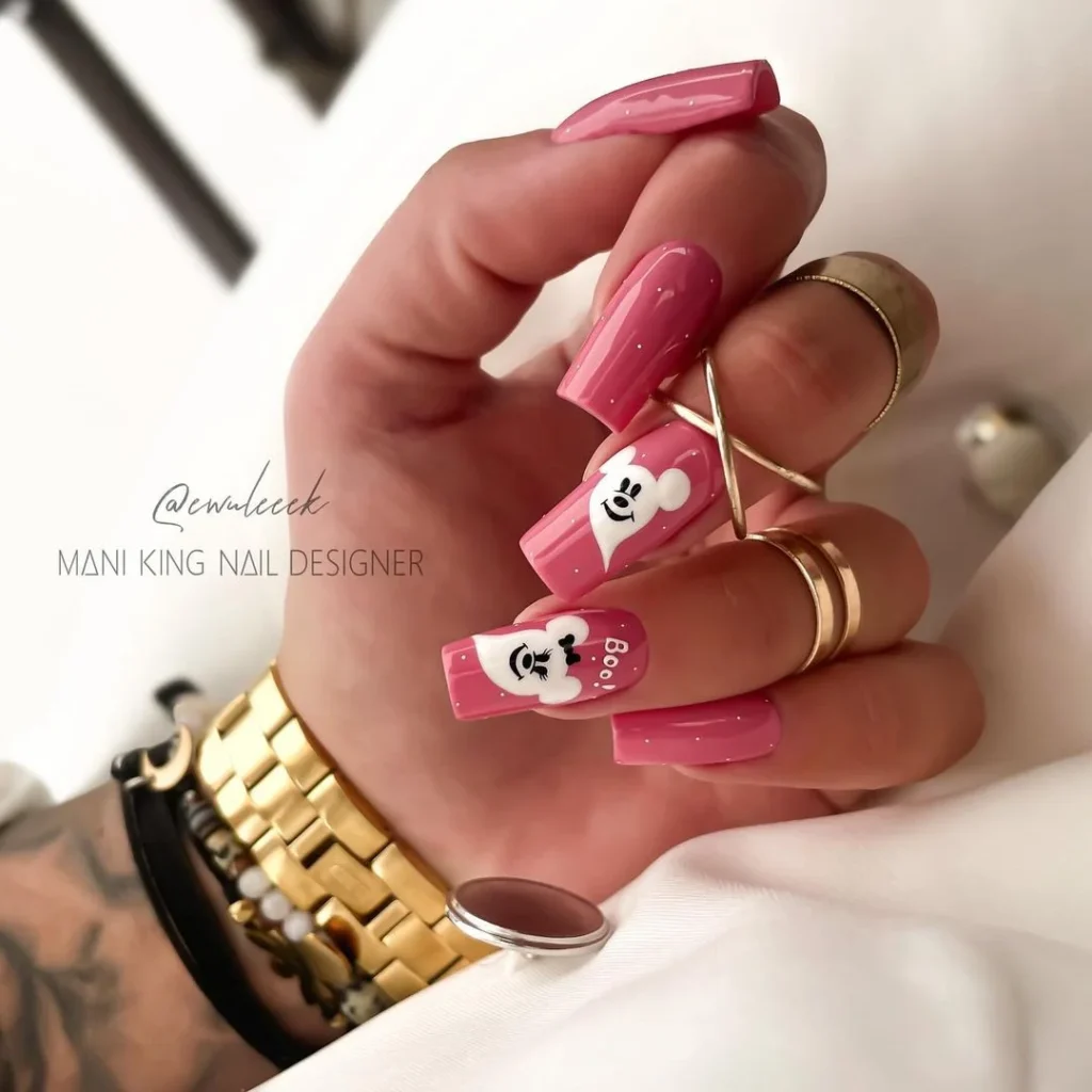 Cute Ghosts Manicure