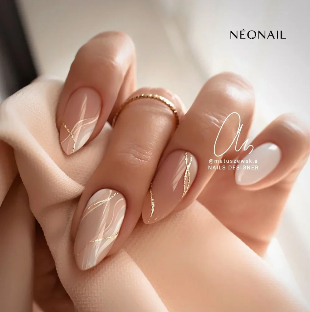 Neutral Nail Art for the season