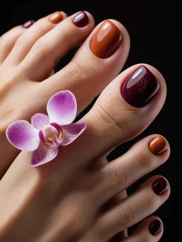 November pedicure colors