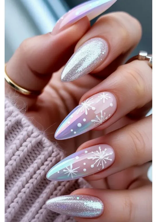 Sparkling December Nails for Parties