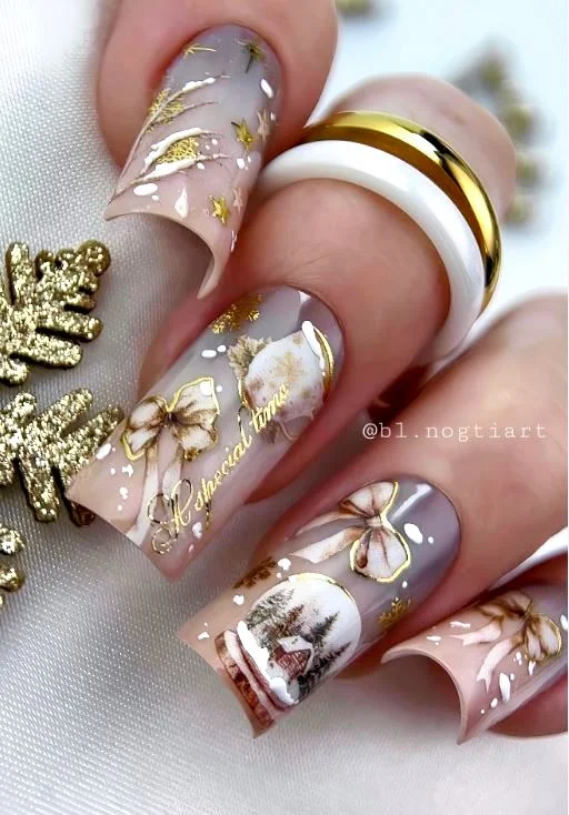 Winter Nail Designs for christmas parties
