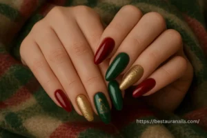Christmas Nail Designs will make your festive look complete