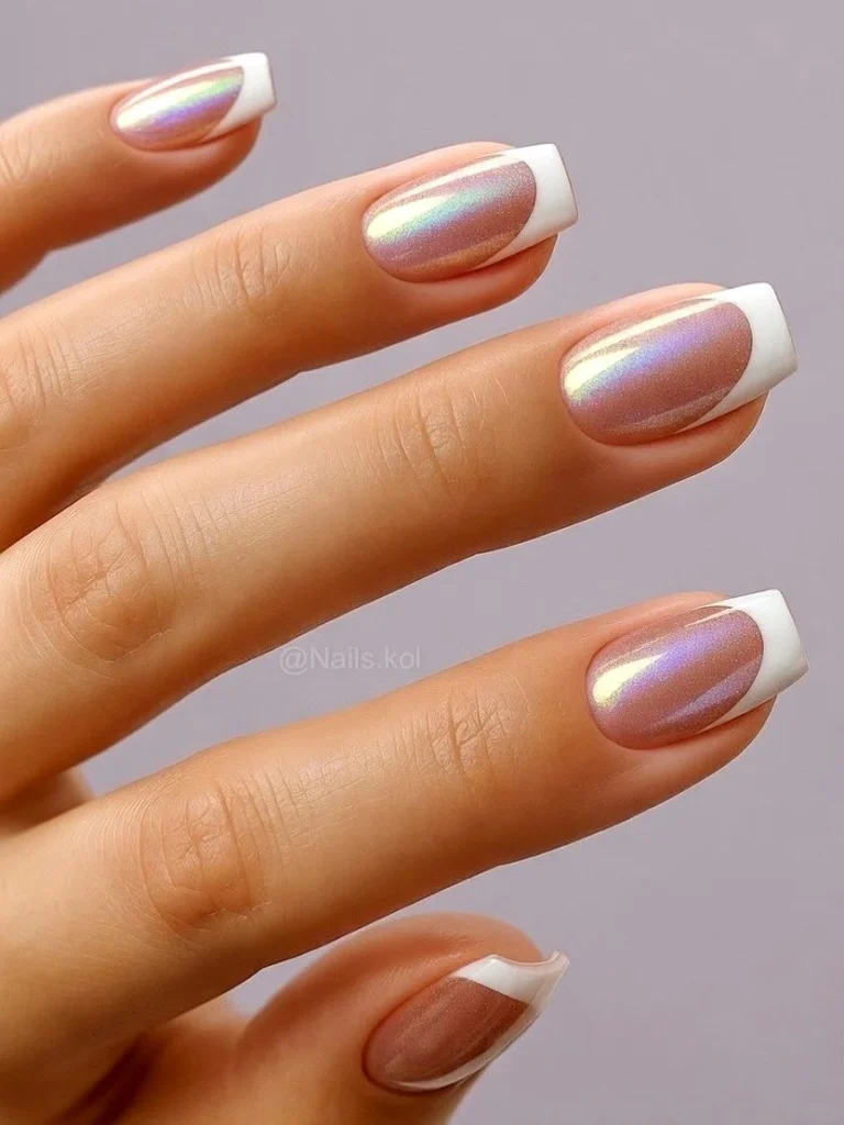 Short Rich Girl French Tips