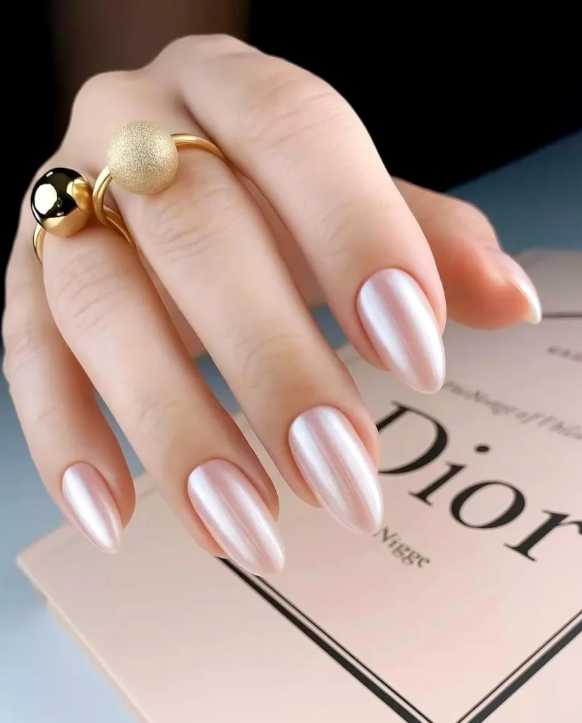 Short Almond Luxury Nails