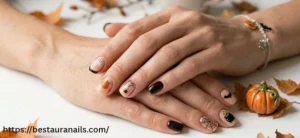Short Halloween nails can be cute and festive at the same time